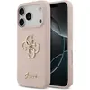 Image de Guess - Silicone Big 4G Script (GUHCP17LSC4GSMP) - iPhone 17 Pro - Light Pink (Apple iPhone 17 Pro), Coque pour téléphone portable, Pink