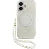 Image de Guess Coque De Téléphone Iml Flowers Electro Pearl Strap Magsafe Iphone 17