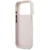 Image de Guess PU Grained 4G Logo Stand Camera Frame Case für Apple iPhone 17 Pro - pink (Apple iPhone 17 Pro), Coque pour téléphone portable, Pink