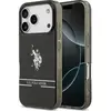 Image de U.S. Polo US Polo DH and Bottom Stripe Logo MagSafe Case for iPhone 17 Pro Black (Apple iPhone 17 Pro), Coque pour téléphone portable, Noir