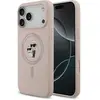 Image de Karl Lagerfeld - Silicone Ring MagSafe (KLHMP17XSCMKCRHP) - iPhone 17 Pro Max - Pink Karl&Choupette (Apple iPhone 17 Pro Max), Coque pour téléphone portable, Pink
