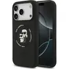 Image de Karl Lagerfeld - Silicone Ring MagSafe (KLHMP17XSCMKCRHK) - iPhone 17 Pro Max - Black Karl&Choupette (Apple iPhone 17 Pro Max), Coque pour téléphone portable, Noir