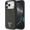 Image de Guess - Leather 4G Triangle Strass MagSafe (GUHMP17LP4TDPLK) - iPhone 17 Pro - Black (Apple iPhone 17 Pro), Coque pour téléphone portable, Noir