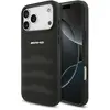 Image de Mercedes Case AMG Leather Debossed Lines Logo for iPhone 17 Pro Max black (Apple iPhone 17 Pro Max), Coque pour téléphone portable, Noir