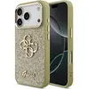 Image de Guess - Fixed Glitter Big 4 Metal Frame (GUHCP17LHG4SGCD) - iPhone 17 Pro - Gold (Apple iPhone 17 Pro), Coque pour téléphone portable, Or