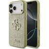 Image de Guess - Fixed Glitter Big 4 Metal Frame (GUHCP17XHG4SGCD) - iPhone 17 Pro Max - Gold (Apple iPhone 17 Pro Max), Coque pour téléphone portable, Or