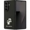 Image de Karl Lagerfeld - Saffiano (KLHCZFD7SAPKCNPK) - Samsung Galaxy Z Fold7 - Karl&Choupette Metal Pin (Samsung Galaxy Z Fold7), Coque pour téléphone portable, Noir