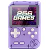 Image de Console de jeu portable Amstrad Transparent Mauve avec 256 jeux et batterie rechargeable