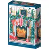 Image de Pieces & Peace Puzzle 500 pièces Christmas Fireplace (500 pièces)