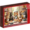 Image de Alipson Puzzle Puzzle 1000 pieces Pastry Cats in Action (1000 pièces)