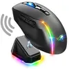 Image de Spirit Of Gamer Souris de jeu sans fil Elite M50 DARK (Sans fil), Souris, Noir