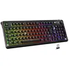 Image de Clavier Gaming sans fil Azerty Français Spirit Of Gamer Elite K60 Noir