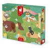 Image de Puzzle Janod Forêt Tactile 20 pièces