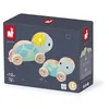 Image de Jeu d'éveil en bois Janod Set de 2 tortues qui roulent Pure