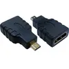 Image de MCL Adaptateur HDMI A Femelle/, Adaptateur données + vidéo, Noir