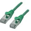 Image de MCL CORDON DE BRASSAGE RJ45 CAT 6 F/UTP - 50CM VERT (F/UTP, CAT6, 0.50 m), Câble réseau
