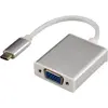 Image de MCL USB 3.1 C TYPE TO VGA (22 cm), Adaptateur données + vidéo, Argent, Blanc