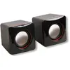 Image de MCL Mini Haut-Parleurs 2 X 2w Rms, Haut-parleur PC, Noir