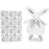 Image de Doudou et Compagnie, Doudou, Lapin en peluche, blanc 29cm (8 x 20 cm)