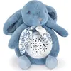 Image de Doudou et Compagnie, Veilleuse, Veilleuse Etoiles & Musique, Lapin bleu 19cm