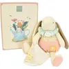 Image de Doudou et Compagnie, Doudou, Lapin en peluche avec doudou, 28cm (28 x 18 cm)