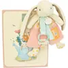 Image de Doudou et Compagnie, Doudou, Lapin en peluche avec attache-tétine, 19cm