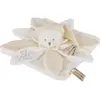 Image de Doudou et Compagnie, Doudou, Schmusetuch Bär Blüte gold 25cm