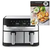 Image de Friteuse à air Moulinex Easy Fry & Grill Dual YY5772FB 8,3L Inox + Livre de recettes
