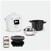 Image de Multicuiseur haute pression Cookeo Moulinex Wifi 9-en-1 + Couvercle air fryer Extra crisp YY5855FB Blanc