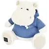 Image de Doudou et Compagnie Hippo, blanc avec sweat-shirt 45cm (45 cm)