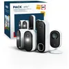 Image de Pack Fnac 2 Caméras de surveillance Arlo Essential extérieure Blanc + 1 Caméra de surveillance Essential intérieure Blanc + 1 Sonnette vidéo sans Fil HD Blanc