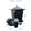 Image de Poolex Unité De Filtration Filter Max Tank Ø250mm Filtration 6.8m3/h 140w Up To 40m3