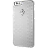 Image de Ferrari étui rigide FEPEHCP6SI iPhone 6 / 6S perforé en aluminium, argent (Apple iPhone 6, Apple iPhone 6s), Coque pour téléphone portable, Argent
