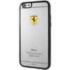 Image de Ferrari Étui rigide FEHCP6BK iPhone 6 / 6S racing shield clear black (Apple iPhone 6, Apple iPhone 6s), Coque pour téléphone portable, Noir