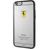 Image de Ferrari Hardcase FEHCP6LBK iPhone 6 / 6S Plus racing shield clear black (Apple iPhone 6, Apple iPhone 6s), Coque pour téléphone portable, Noir