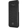 Image de Mercedes-Benz Couverture rigide en cuir véritable (Samsung Galaxy S8+), Coque pour téléphone portable, Noir