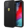 Image de Ferrari Couverture rigide On Track Perforée (Apple iPhone 12, Apple iPhone 12 Pro), Coque pour téléphone portable, Noir
