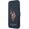 Image de U.S. Polo US Polo USFLBKP12MPUGFLNV iPhone 12/12 Pro 6.1 "Grenade / Navy Book Polo Embroider (Apple iPhone 12), Coque pour téléphone portable, Bleu