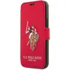 Image de U.S. Polo US Polo USFLBKP12MPUGFLRE iPhone 12/12 Pro 6.1" raudona/red book Polo Embroidery C (Apple iPhone 12), Coque pour téléphone portable, Rouge