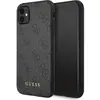 Image de Guess GUHCN61G4GFGR iPhone 11 6,1" szary/grey hard case 4G Metal Gold Logo (Apple iPhone 11), Coque pour téléphone portable, Gris