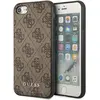 Image de Guess GUHCI8G4GFBR iPhone SE 2022 / 2020 / 7 / 8 br zowy/brown hard case 4G Metal Gold Logo (Apple iPhone 7, Apple iPhone 8), Coque pour téléphone portable, Or, Marron