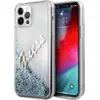 Image de Guess Paillettes liquides (Apple iPhone 12 Pro Max), Coque pour téléphone portable, Bleu