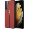 Image de Ferrari FEOSIHCS21SRE S21 G991 czerwony/red hardcase Off Track Leather Nylon Stripe (Samsung Galaxy S21), Coque pour téléphone portable, Rouge