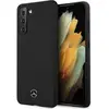 Image de Mercedes MEHCS21SSILBK S21 G991 noir / black solid silicone line (Samsung Galaxy S21), Coque pour téléphone portable, Noir