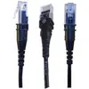 Image de PatchSee Câble patch ThinPATCH Cat 6A, U/FTP, 6.1 m, noir, 1 pièce (U/FTP, CAT6a, 6.10 m), Câble réseau