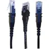 Image de PatchSee Câble patch ThinPATCH Cat 6A, U/FTP, 15.2 m, noir, 1 pièce (CAT6a, 15.20 m), Câble réseau