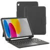 Image de Coque de protection Mobilis Folio C2 Noir pour iPad 10,9" 10ème génération avec Clavier Bluetooth + Touchpad