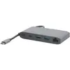 Image de Mobilis USB-C Docking Station 8 in 1 100 W Max (USB-C, 8 ports), Station d’accueil + hub USB, Gris
