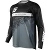Image de Shot, Vêtements de course, T-shirt noir « Racing Sale Moto Devo Roll » noir/gris/blanc, taille L (L)