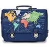 Image de Schooltas CARAMEL & CIE CARTABLE 38 CM MAPPEMONDE Blauw